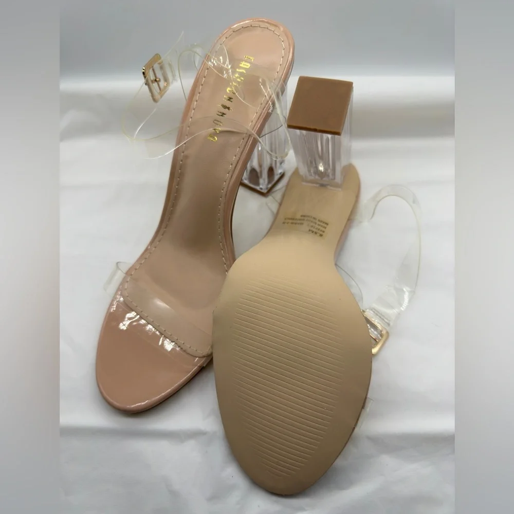 Fashion Nova: The Glass Slipper - Transparent | Size 8.5 - Picture 4 of 7